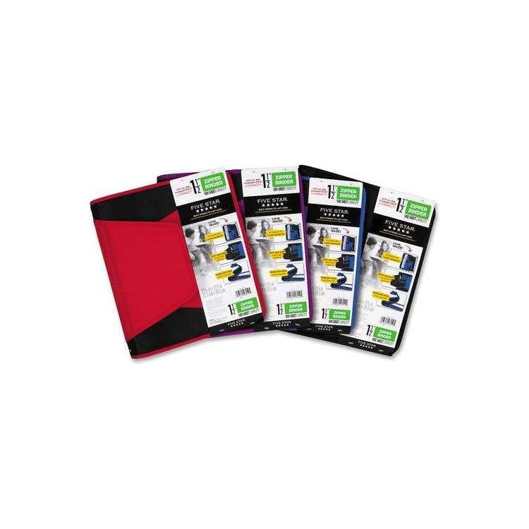 Five Star Zipper Binder - Assorted Colors 1
