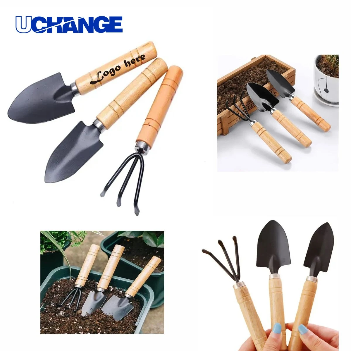 3 Piece Mini Garden Tools Set for Plants 1