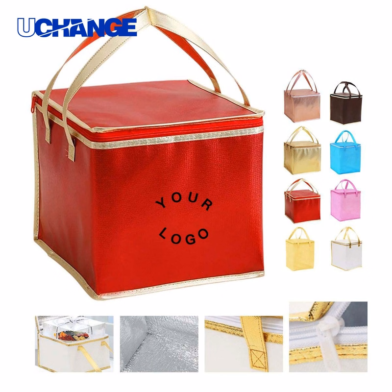 Insulated Square Tote Bag Cooler for Snacks