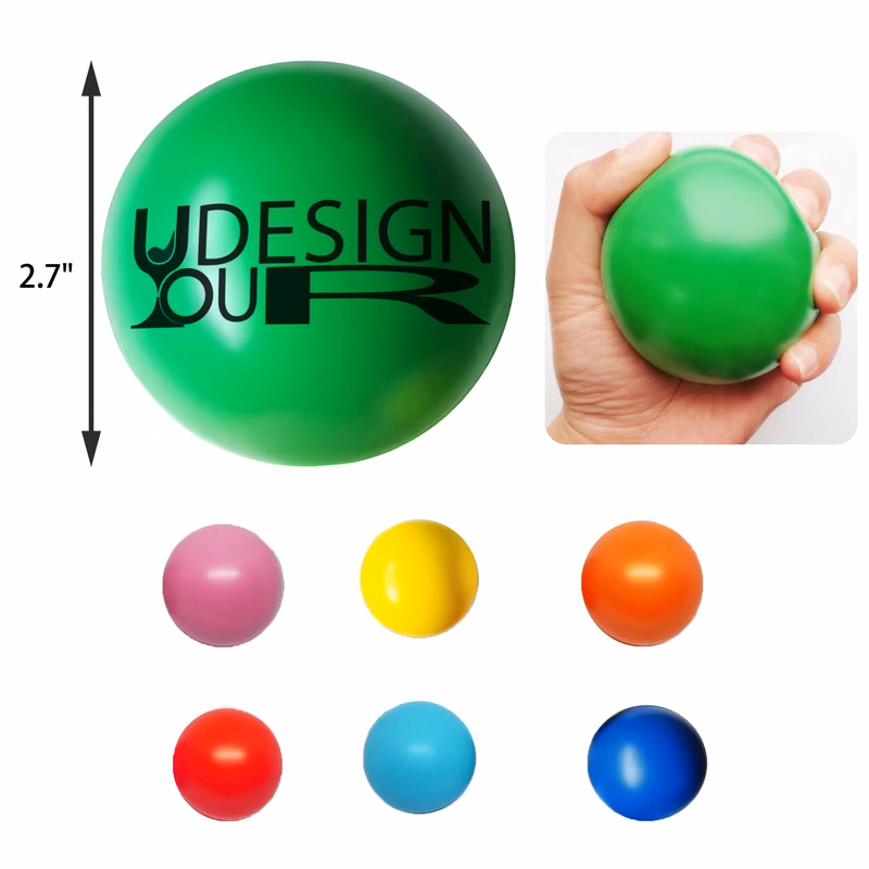 MOQ 50 PCS 2.7 In Stress Relief Grip Ball