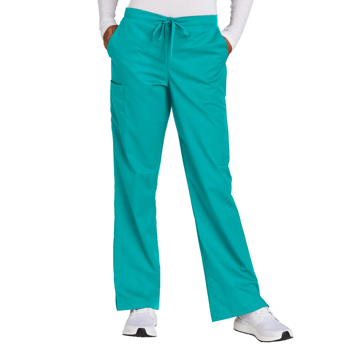 Wink® Women's Petite WorkFlex Flare Leg Cargo Pant 1