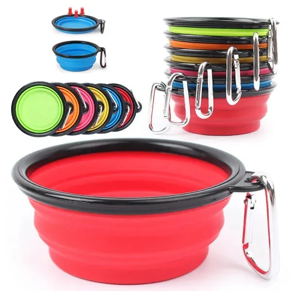 Silicone Pet Bowl With Hook 1
