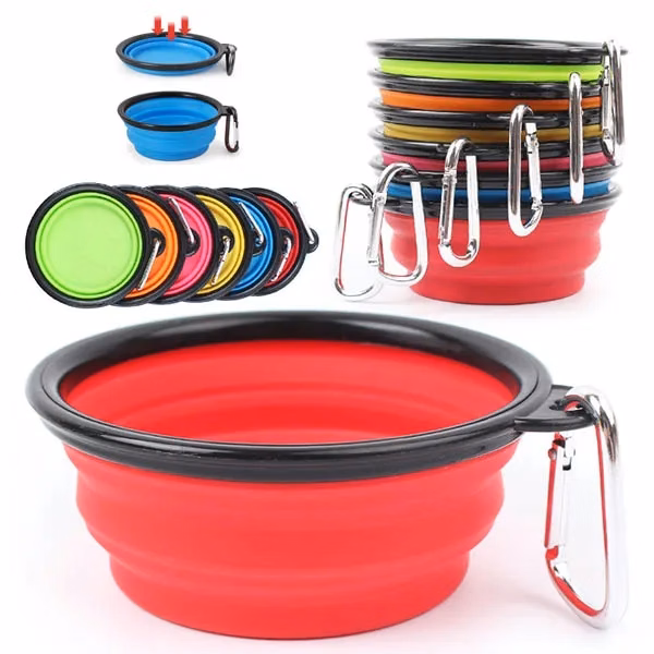 Silicone Pet Bowl With Hook