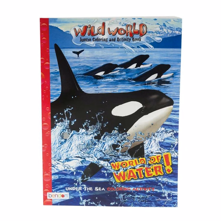 World of Water Coloring and Activty Books - 80 Pages