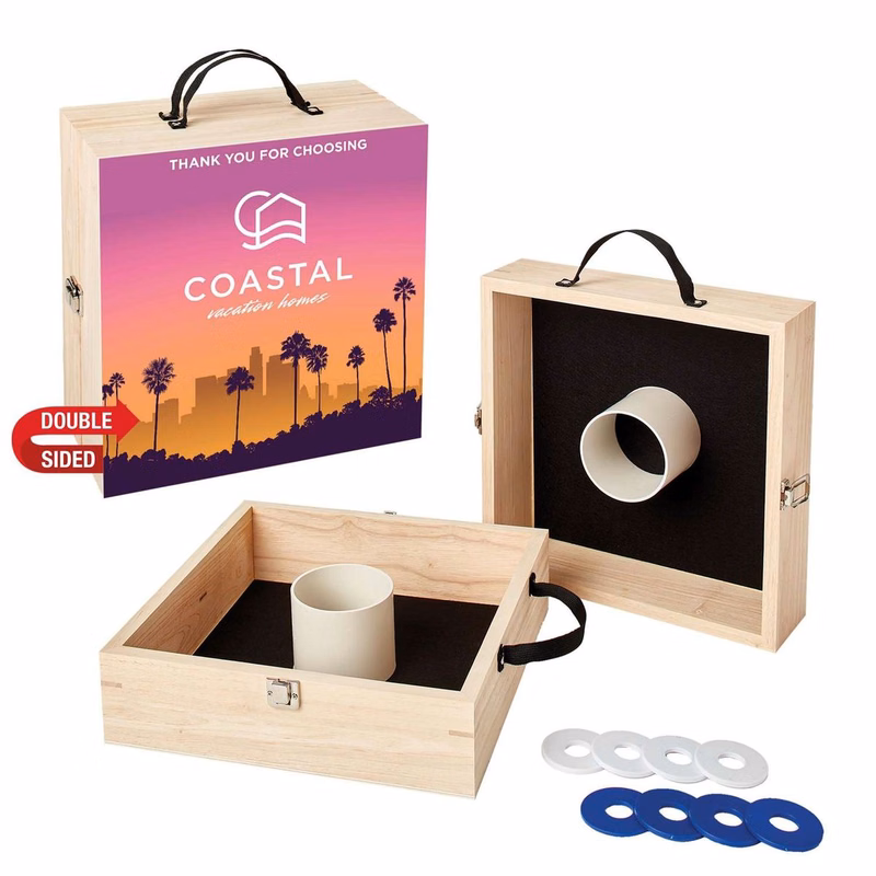 Washer Toss Game Double-Sided with 8 Washers