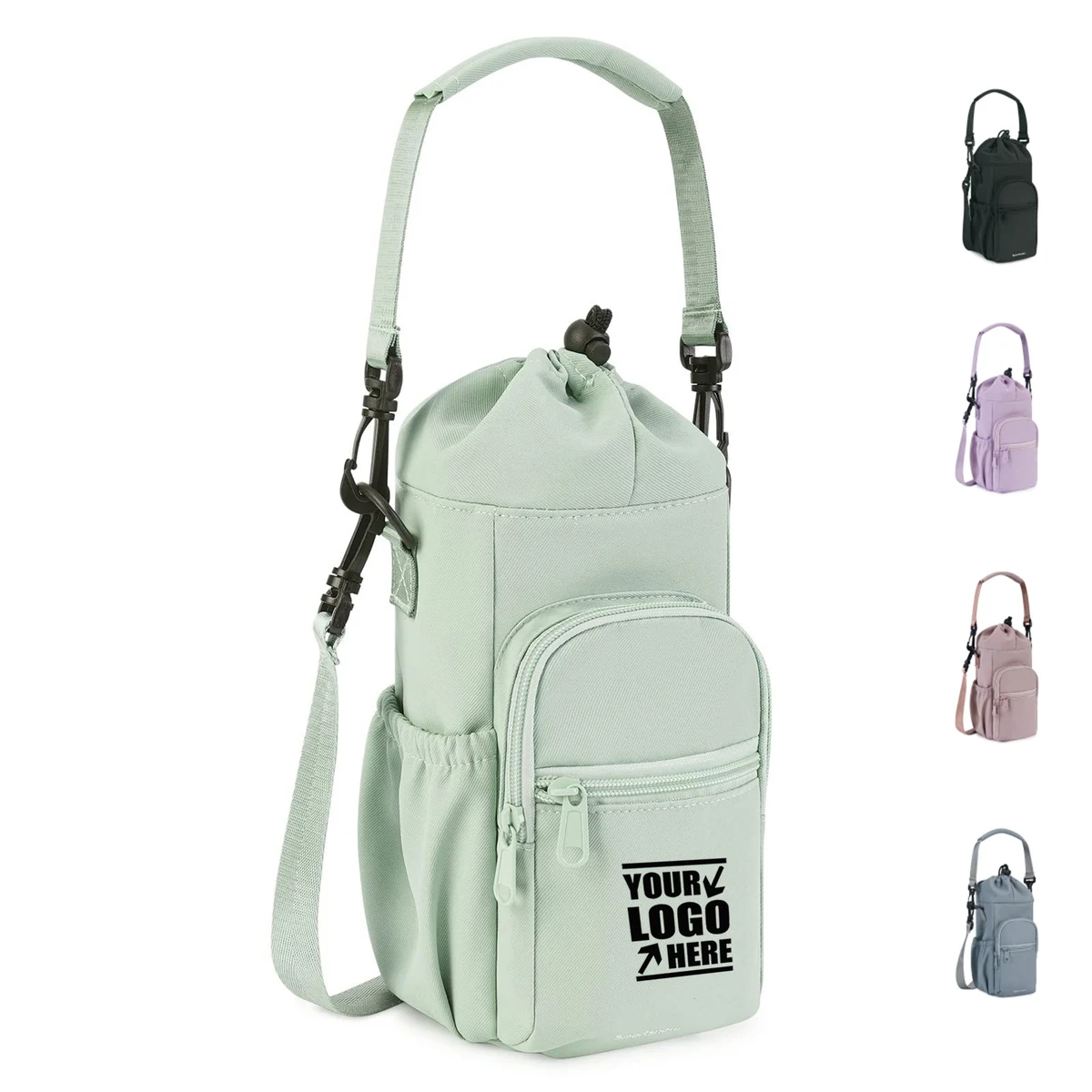 Cup Holder Carrier Bag With Strap 1