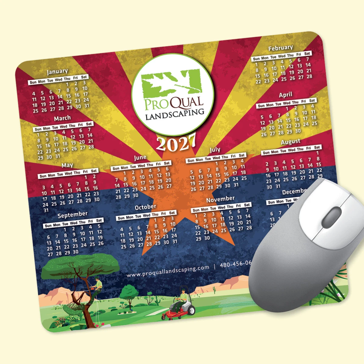 Origin'L Fabric 7.5x8.5x1/4" Mouse Pad 1