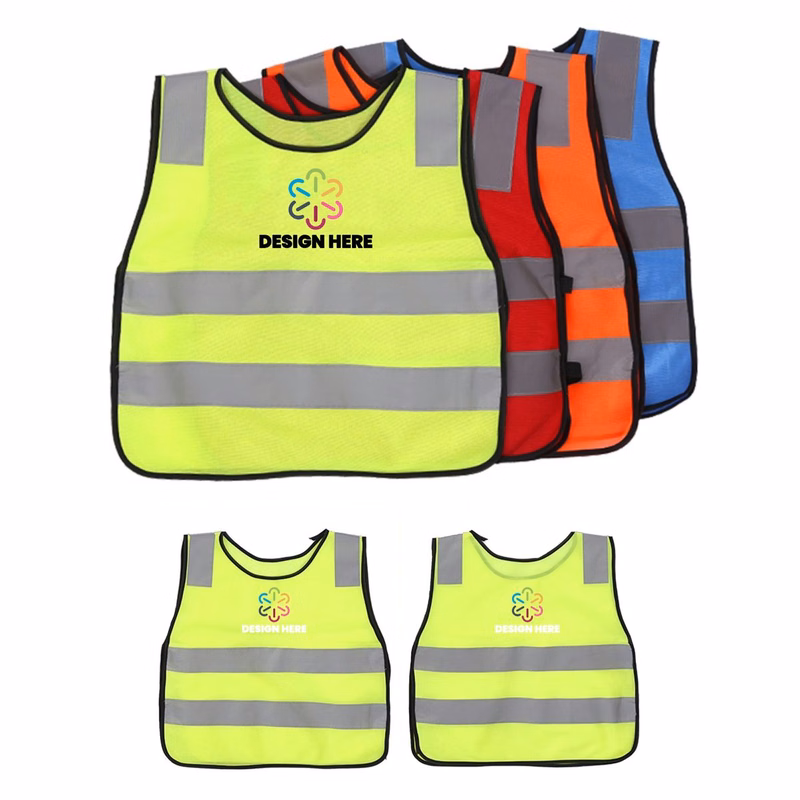 Kids Safety Visibility Vest Reflective Full Color