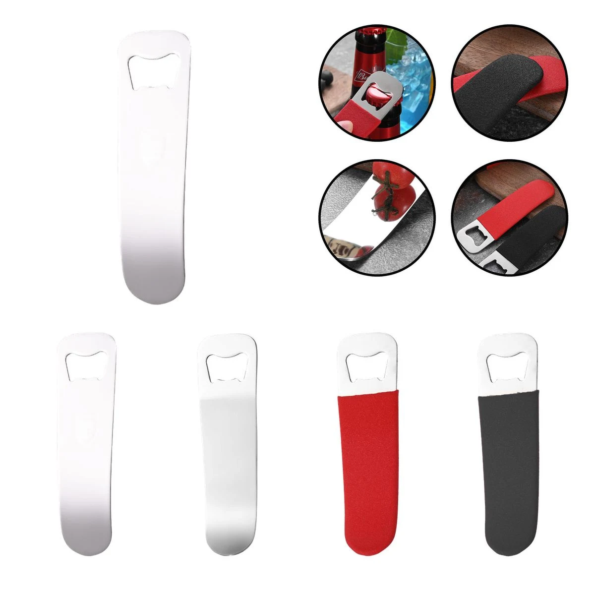 Wide-Grip Stainless Bottle Opener 1