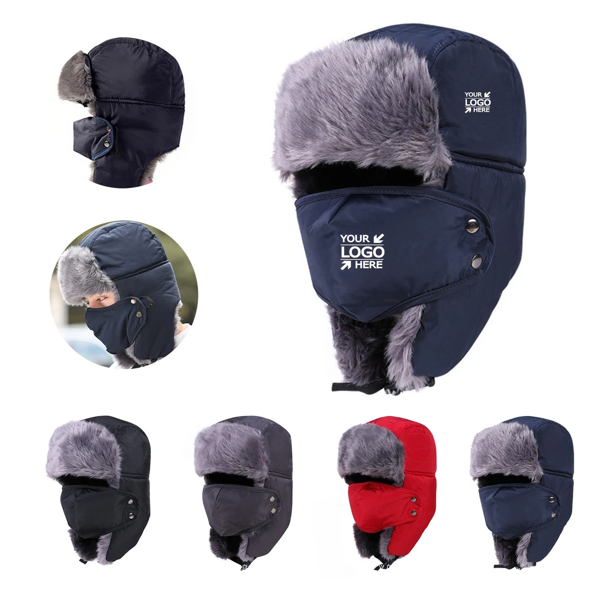 Winter Snowboard Bomber Hat 1