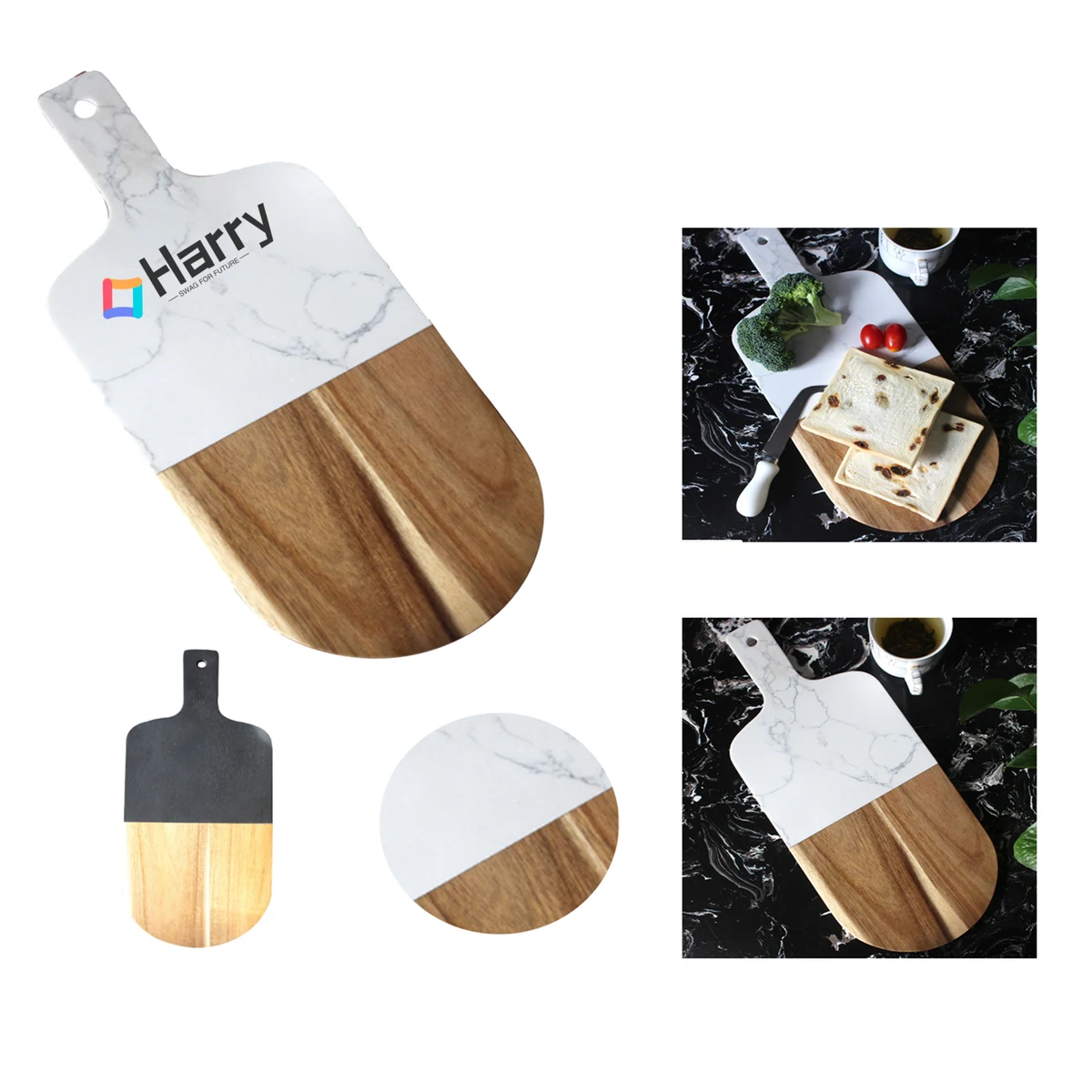 Marble Wood Cutting Board 1