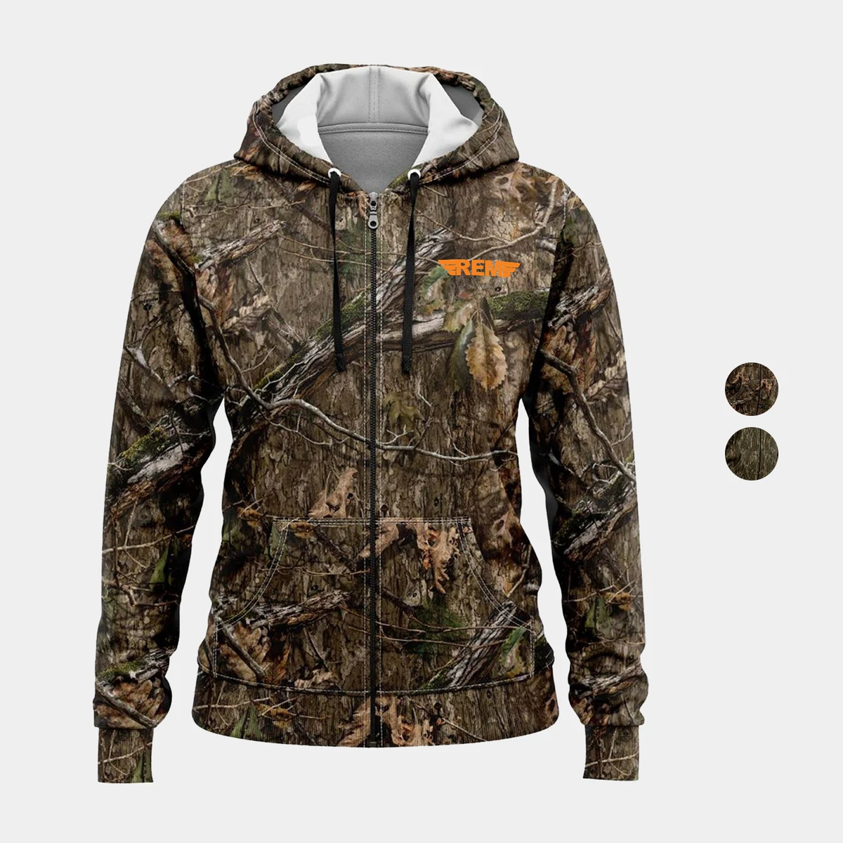 Mossy Oak® Women's 8.2 oz. Full Zip Hoodie with Kangaroo Pocket 1