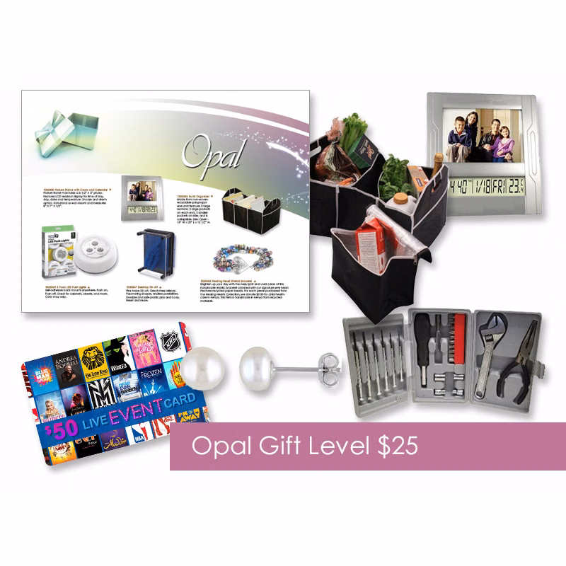 $25 Gift of Choice (Opal Level) Gift Booklet