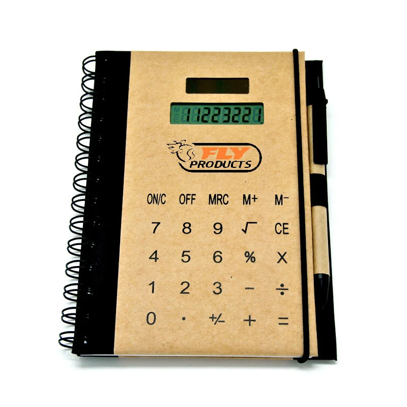 Multifunctional Spiral Notebook With Calculator 1