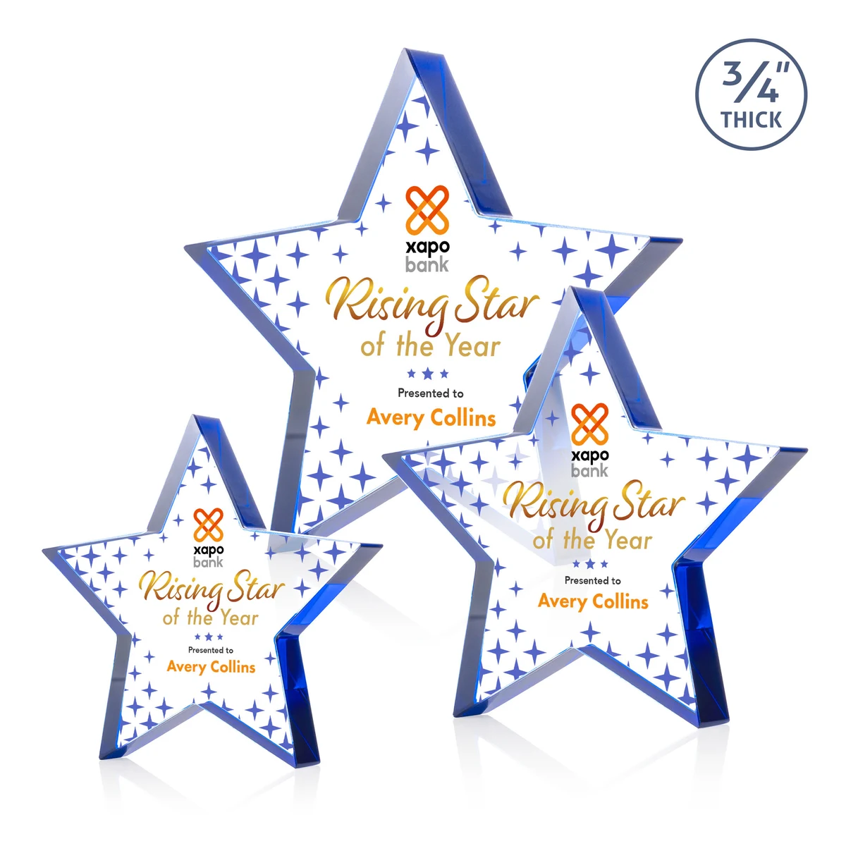Esna Star VividPrint™ Award - Blue 1