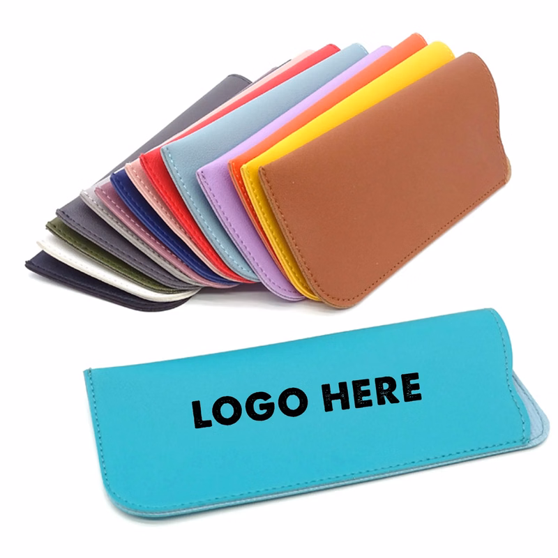 Customizable Leather Glasses Case