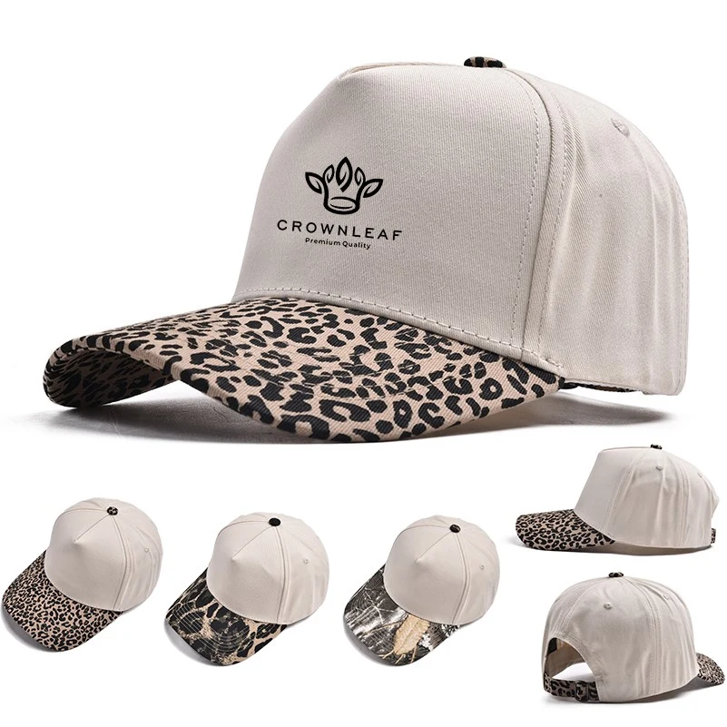 5 Panel Snapback Cap Adjustable Hats 1