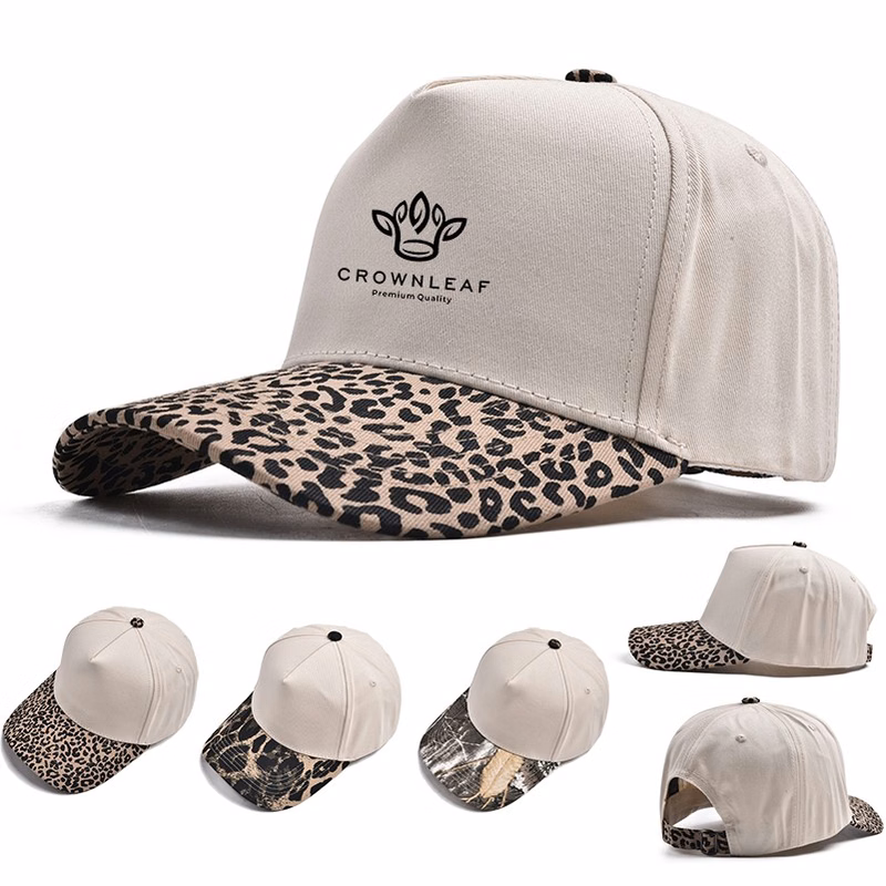 5 Panel Snapback Cap Adjustable Hats
