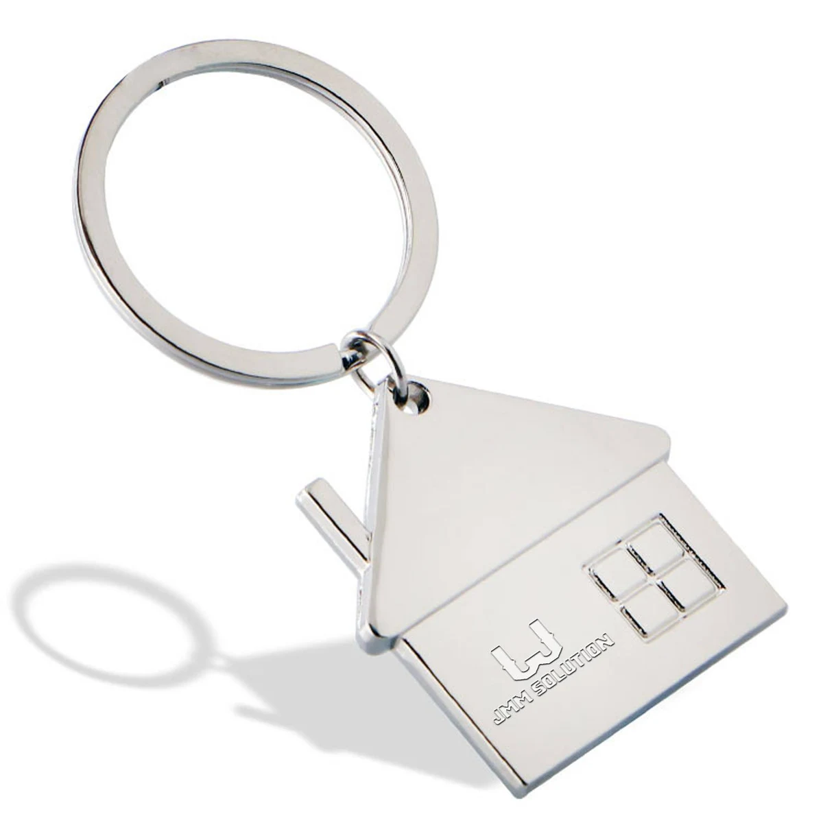 House Shape Metal Keychain 1