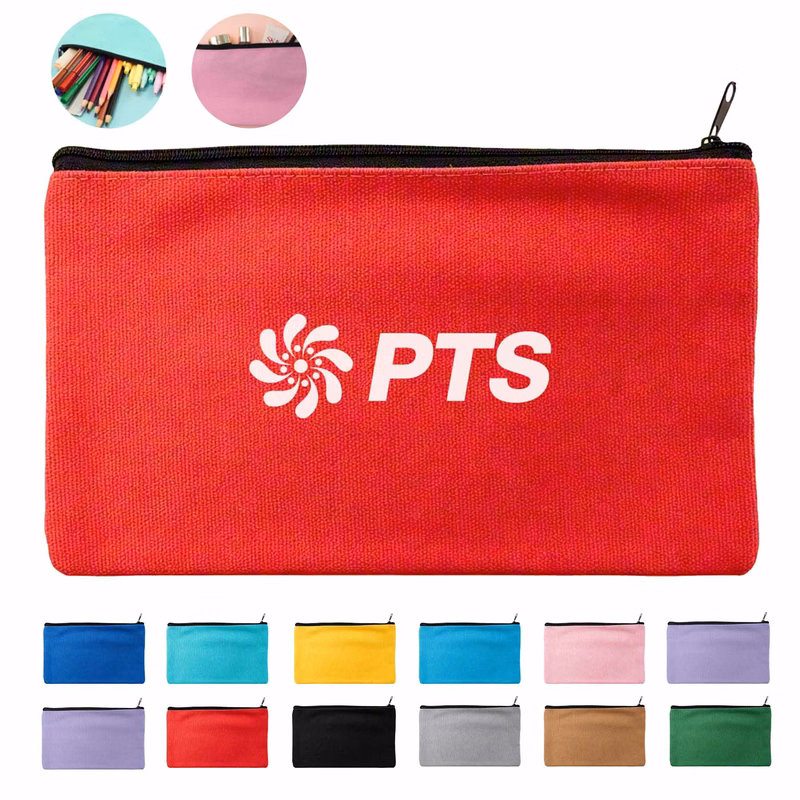 Canvas Zipper Pen Case