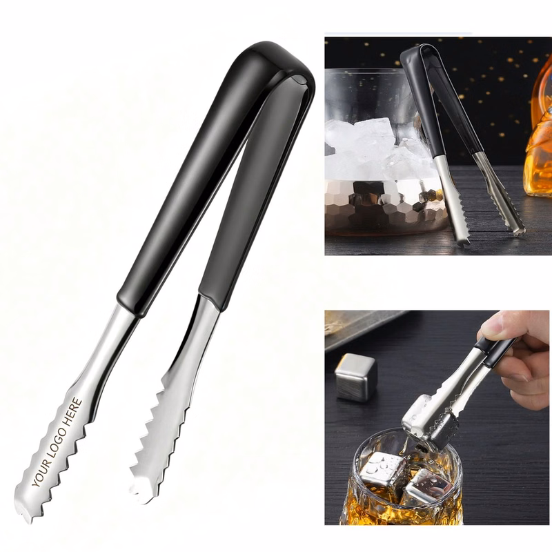 Serrated Non-Slip Stainless Steel Ice Clamp