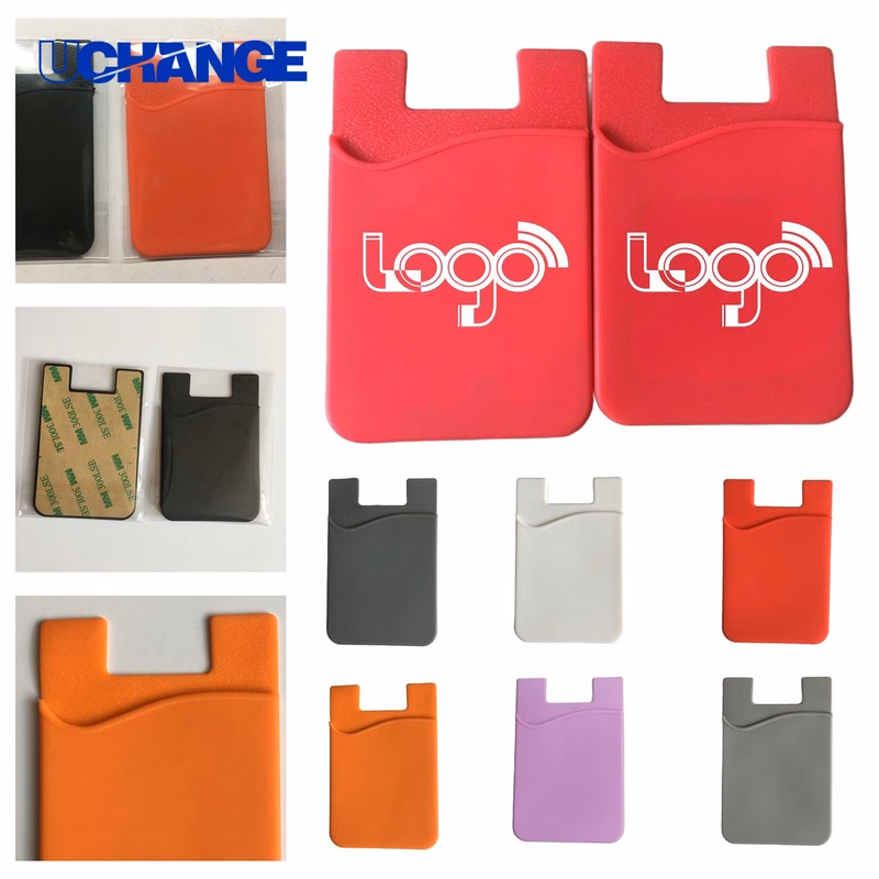 Flexible Stick On Phone Wallet for Cards