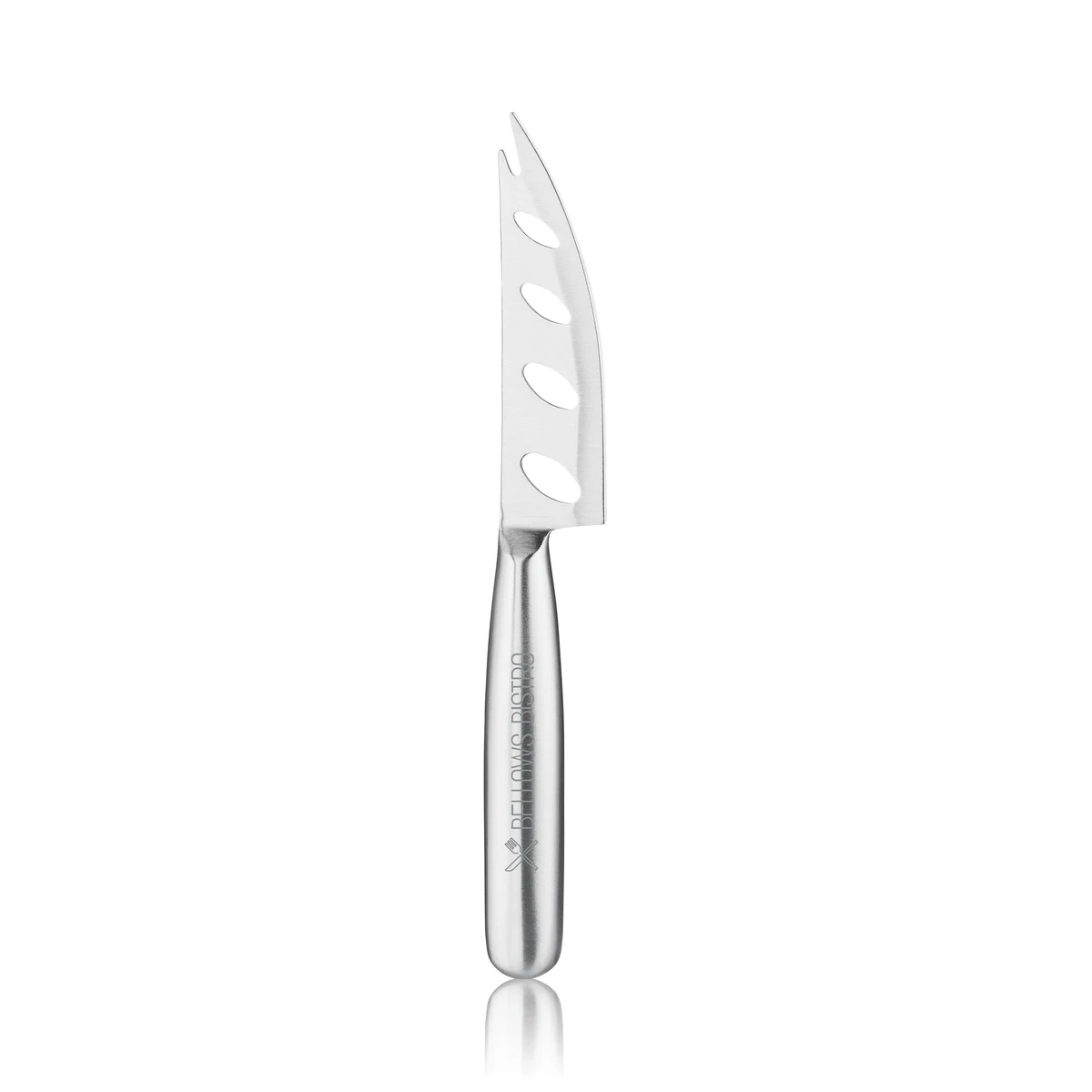 True® Silver Perforated Cheese Knife 1