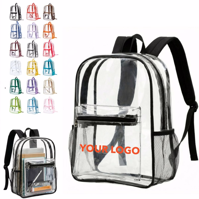 PVC Backpack With Shoulder Straps
