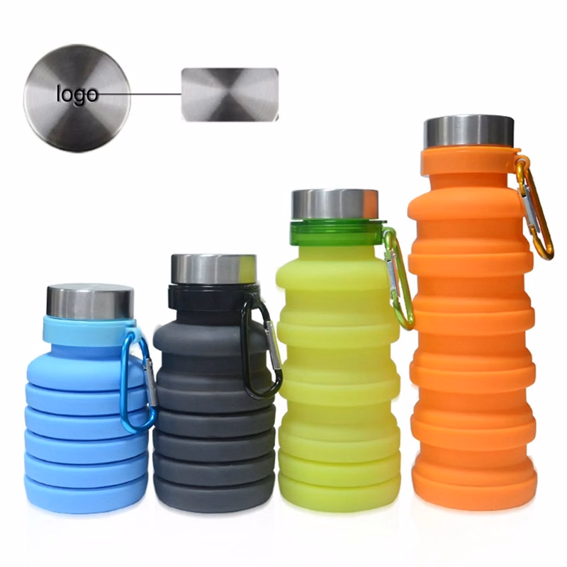 Pineapple silicone folding water cup