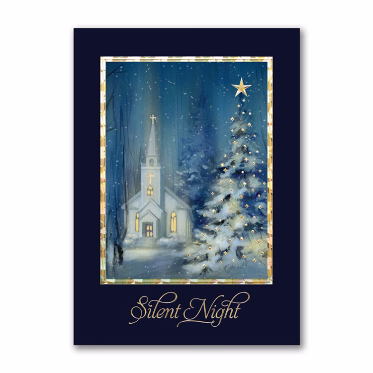 Silent Winter Night Card