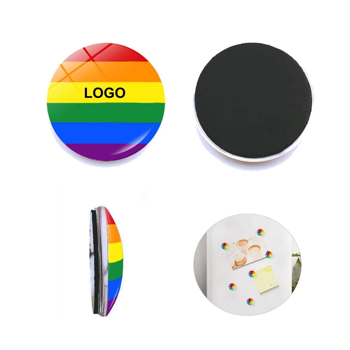 Rainbow Fridge Magnet (direct import) 1