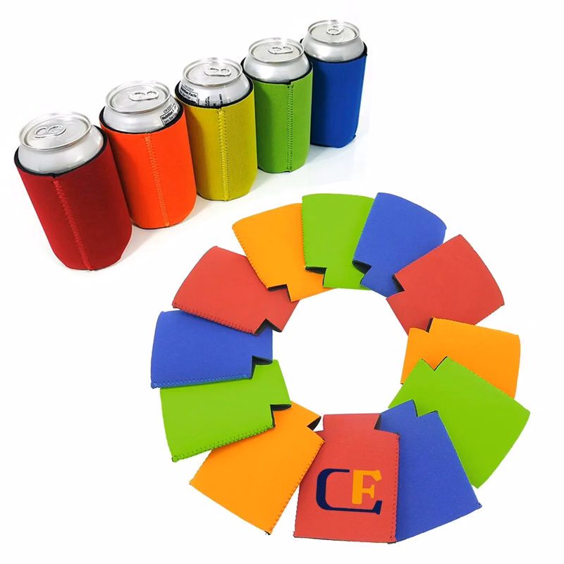 FULL COLOR Imprint Soft Insulated Beer Can Sleeves