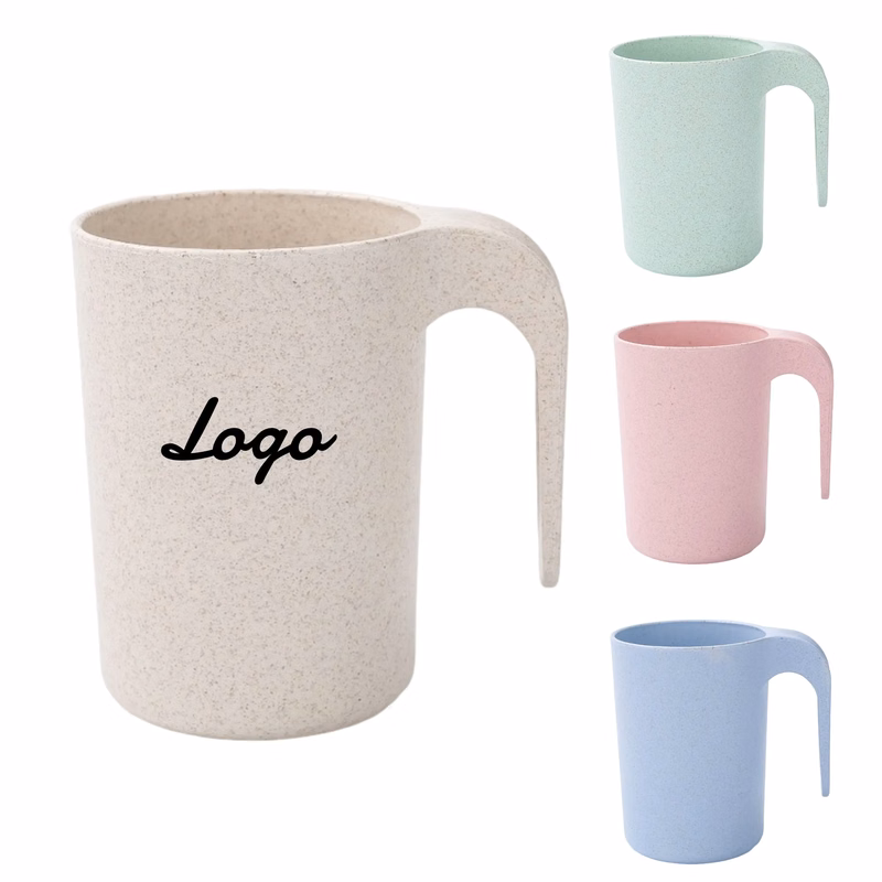 Colorful Wheat - based Custom - Logo Mugs