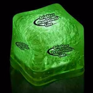 Green Light Up Premium LitedIce Brand Ice Cube