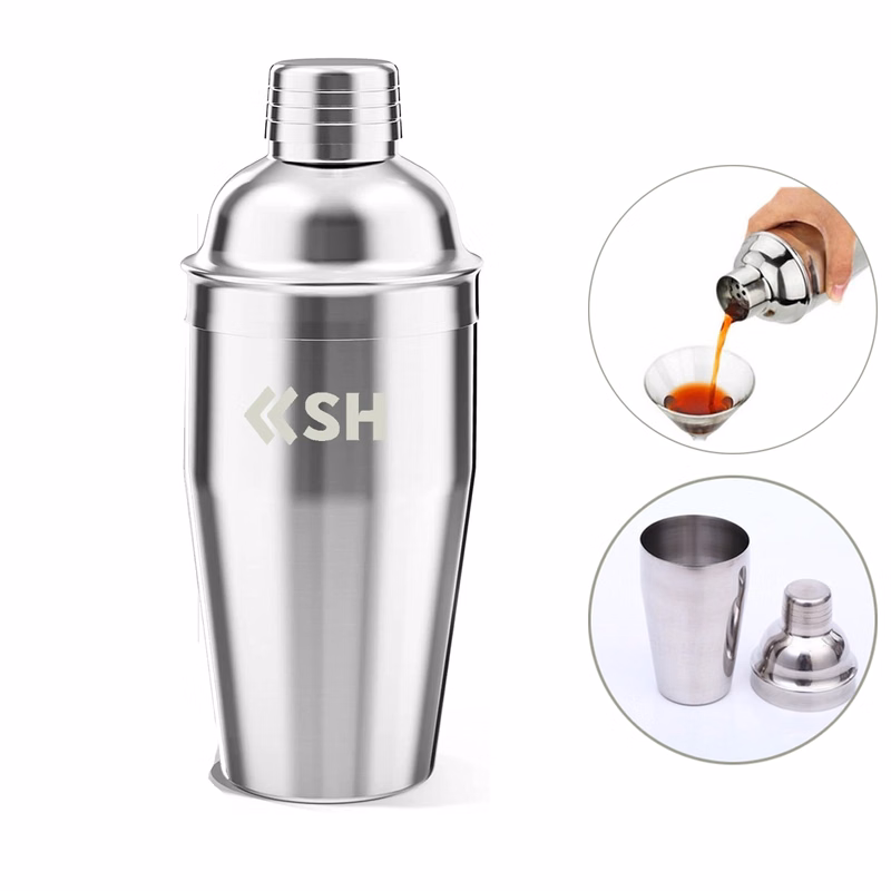 Large Stainless Steel Cocktail Shaker 18Oz/ 550Ml