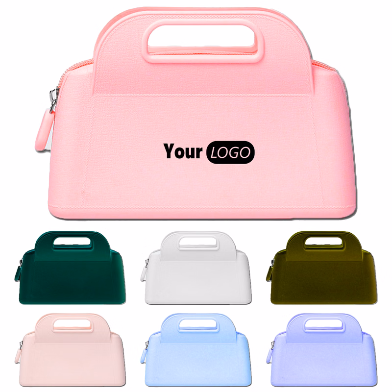 Silicone Stylish Handled Clutch Bag