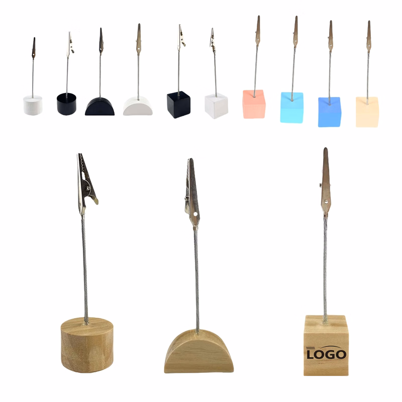 Wood Table Number Holder MOQ100