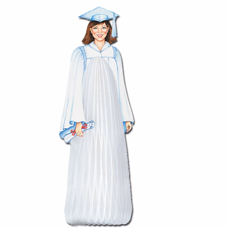 White Female Graduate Centerpiece