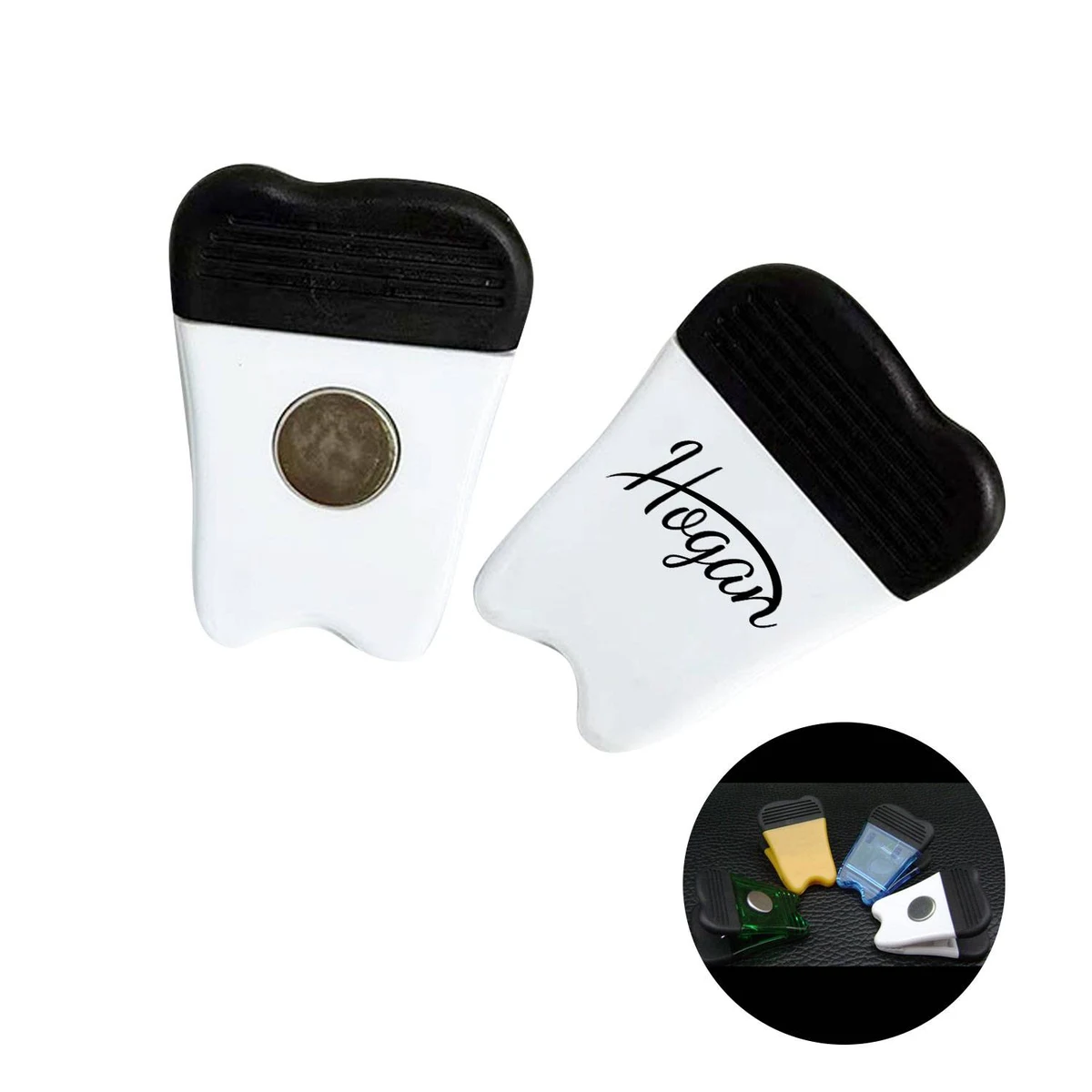 Plastic Tooth Shaped Magnet Clip 1