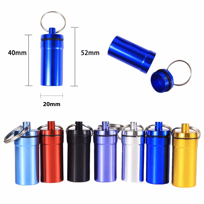 Pill Container With Key Chain