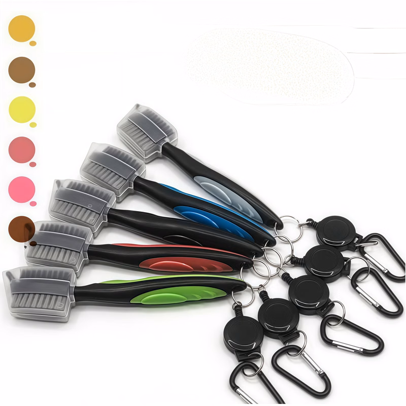 Golf Cleaning Tool Brush With Keychain