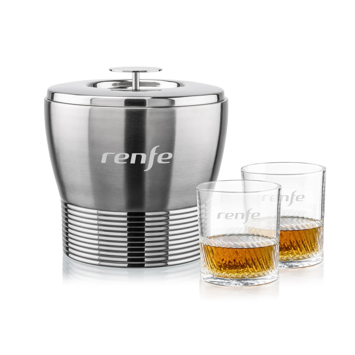 Genoa Ice Bucket & Drysdale On-the-Rocks Set 1