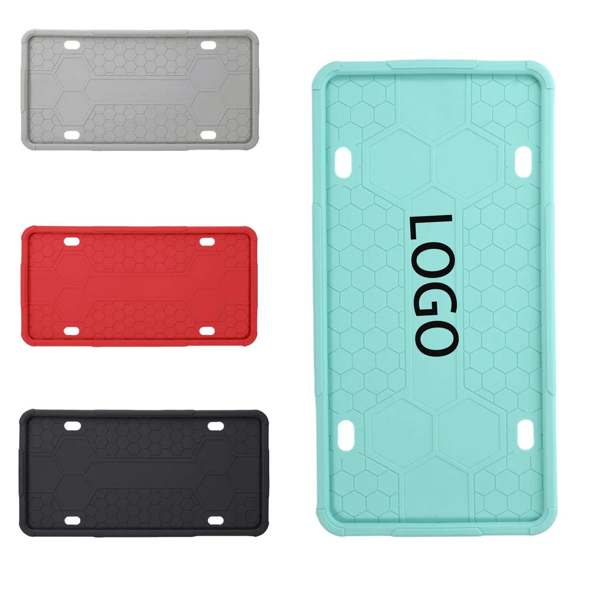 Car Silicone License Plate Frame 1