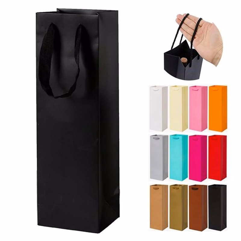 Kraft Reusable Wine Gift Bag