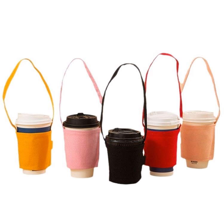 Portable Beverage Cup Tote Bag