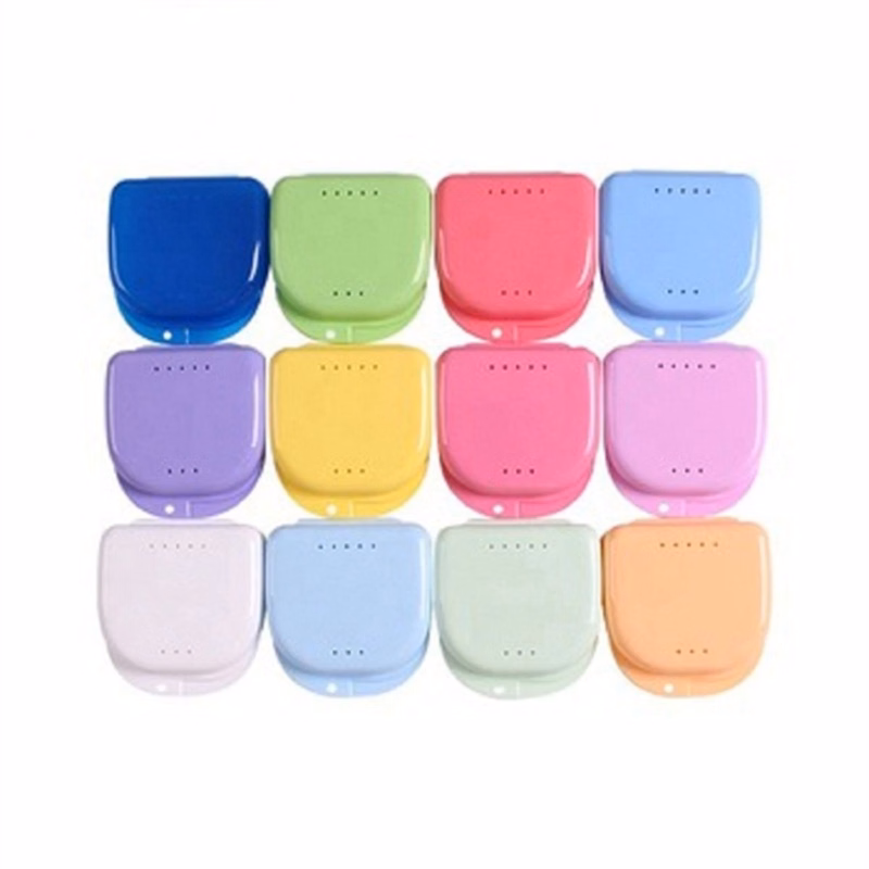 Colorful Orthodontic Dental Retainer Case
