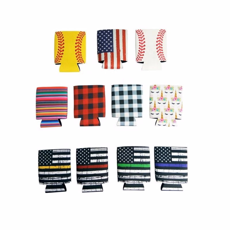 Full Color Sublimation Slim Neoprene Can Cooler