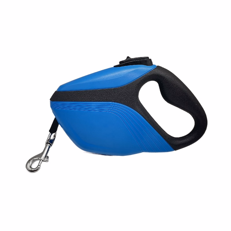 Nylon Walking Retractable Dog Leash For Large Medium Small Breeds With Light And Trash Can Jar