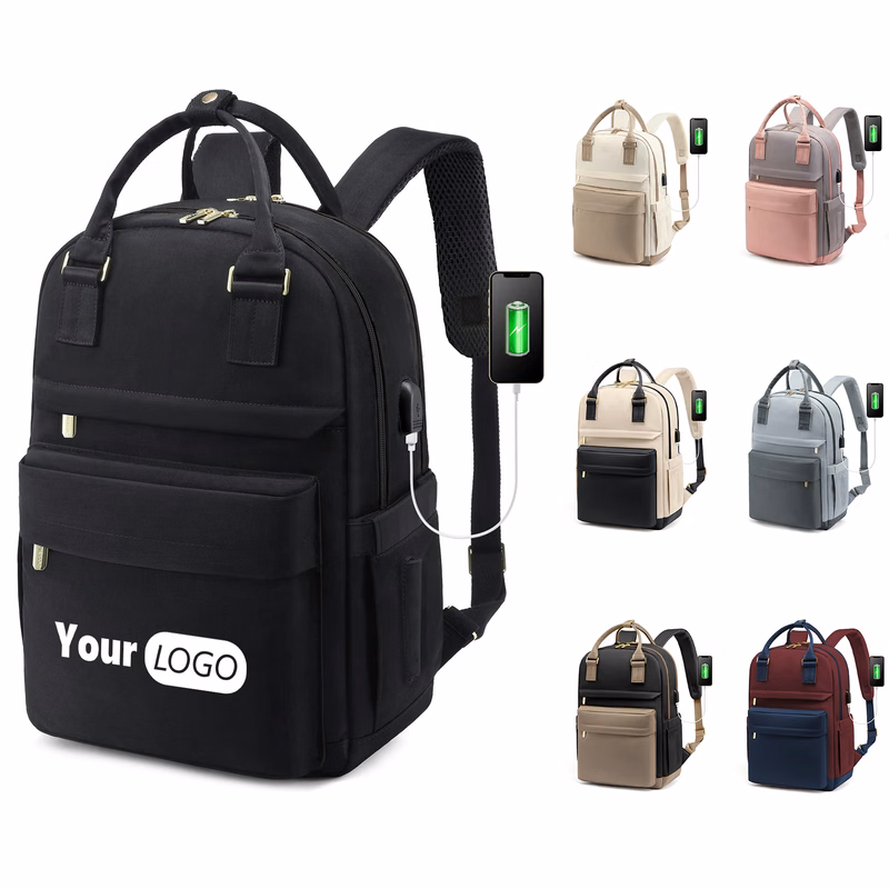 Nylon Business Travel Computer Backpack