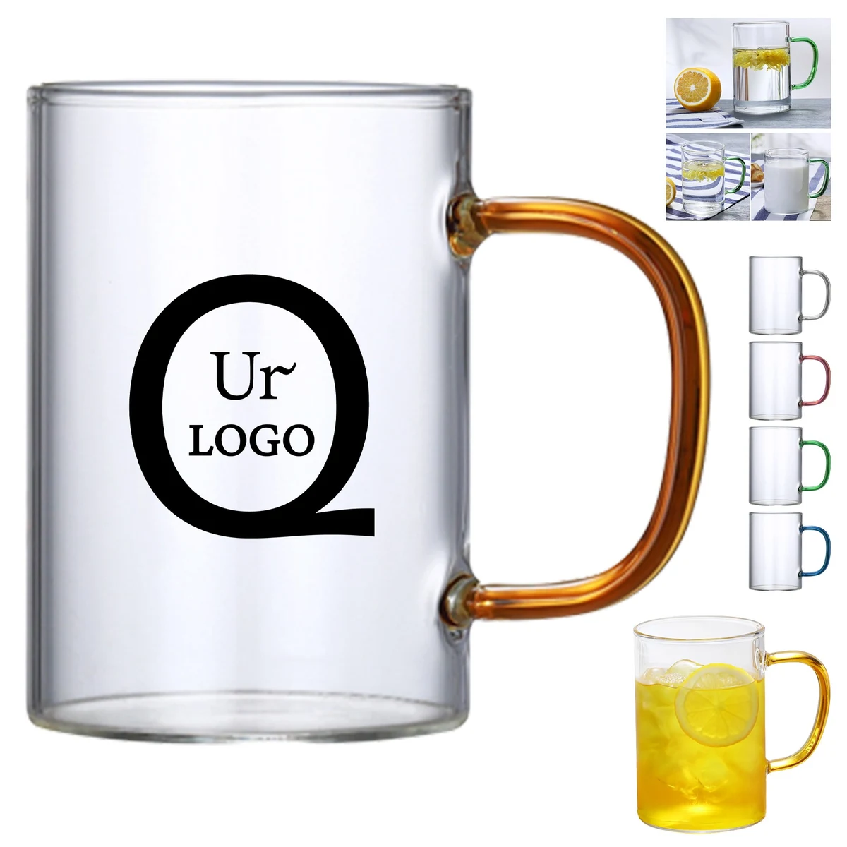 13.52Oz Mug W/Colored Handle 1